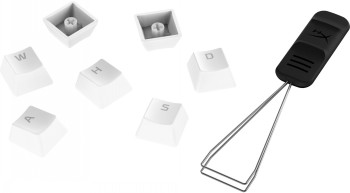 HYPERX PBT KEYCAPS - WHITE (NORDIC)