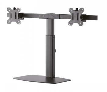 NEOMOUNTS FLAT SCREEN DESK MOUNT (STAND) 2 SCREENS BLACK