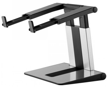 NEOMOUNTS NOTEBOOK DESK STAND (ERGONOMIC, PORTABLE, HEIGHT ADJUSTABLE) 1 SCREEN SILVER