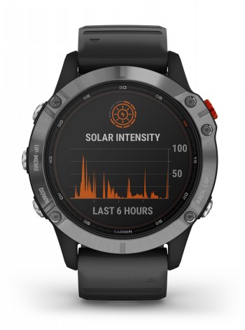 GARMIN FENIX 6 SOLAR SILVER BLACK